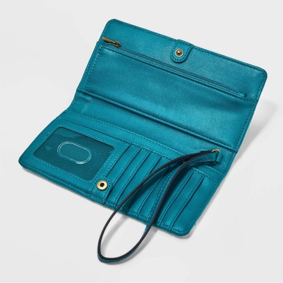 Blue wristlet wallet - Picture 4 of 4